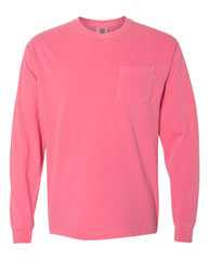 Garment-Dyed Heavyweight Long Sleeve Pocket T-Shirt