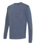 Garment-Dyed Heavyweight Long Sleeve Pocket T-Shirt