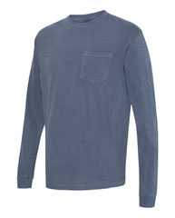 Garment-Dyed Heavyweight Long Sleeve Pocket T-Shirt