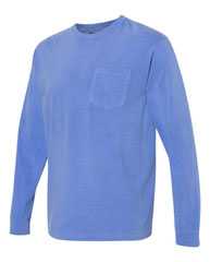 Garment-Dyed Heavyweight Long Sleeve Pocket T-Shirt