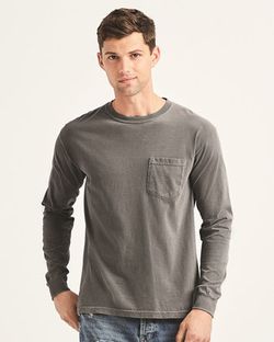 Comfort Colors Garment-Dyed Heavyweight Long Sleeve Pocket T-Shirt 4410 Comfort Colors Garment-Dyed Heavyweight Long Sleeve Pocket T-Shirt 4410