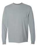 Garment-Dyed Heavyweight Long Sleeve Pocket T-Shirt