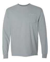 Garment-Dyed Heavyweight Long Sleeve Pocket T-Shirt