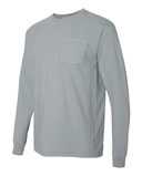 Garment-Dyed Heavyweight Long Sleeve Pocket T-Shirt
