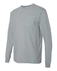 Garment-Dyed Heavyweight Long Sleeve Pocket T-Shirt