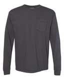 Garment-Dyed Heavyweight Long Sleeve Pocket T-Shirt