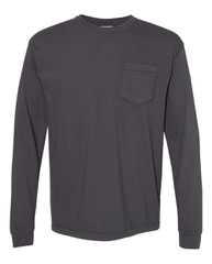 Garment-Dyed Heavyweight Long Sleeve Pocket T-Shirt