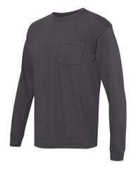 Garment-Dyed Heavyweight Long Sleeve Pocket T-Shirt