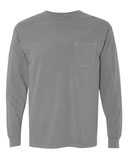 Garment-Dyed Heavyweight Long Sleeve Pocket T-Shirt