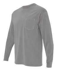 Garment-Dyed Heavyweight Long Sleeve Pocket T-Shirt