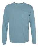 Garment-Dyed Heavyweight Long Sleeve Pocket T-Shirt