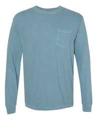 Garment-Dyed Heavyweight Long Sleeve Pocket T-Shirt