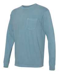 Garment-Dyed Heavyweight Long Sleeve Pocket T-Shirt