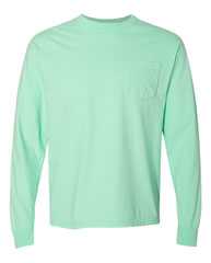 Garment-Dyed Heavyweight Long Sleeve Pocket T-Shirt