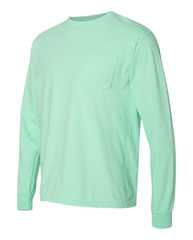 Garment-Dyed Heavyweight Long Sleeve Pocket T-Shirt