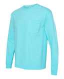 Garment-Dyed Heavyweight Long Sleeve Pocket T-Shirt