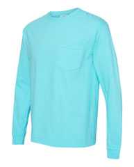 Garment-Dyed Heavyweight Long Sleeve Pocket T-Shirt