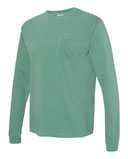 Garment-Dyed Heavyweight Long Sleeve Pocket T-Shirt