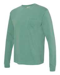 Garment-Dyed Heavyweight Long Sleeve Pocket T-Shirt