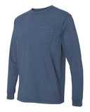 Garment-Dyed Heavyweight Long Sleeve Pocket T-Shirt