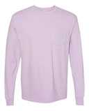 Garment-Dyed Heavyweight Long Sleeve Pocket T-Shirt