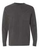 Garment-Dyed Heavyweight Long Sleeve Pocket T-Shirt