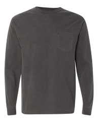 Garment-Dyed Heavyweight Long Sleeve Pocket T-Shirt