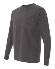 Garment-Dyed Heavyweight Long Sleeve Pocket T-Shirt