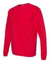 Garment-Dyed Heavyweight Long Sleeve Pocket T-Shirt