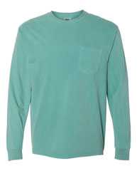 Garment-Dyed Heavyweight Long Sleeve Pocket T-Shirt