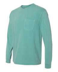 Garment-Dyed Heavyweight Long Sleeve Pocket T-Shirt