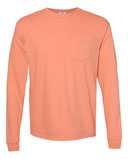 Garment-Dyed Heavyweight Long Sleeve Pocket T-Shirt