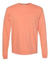 Garment-Dyed Heavyweight Long Sleeve Pocket T-Shirt