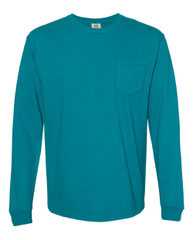 Garment-Dyed Heavyweight Long Sleeve Pocket T-Shirt
