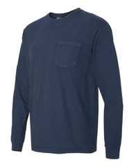 Garment-Dyed Heavyweight Long Sleeve Pocket T-Shirt