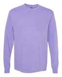 Garment-Dyed Heavyweight Long Sleeve Pocket T-Shirt