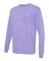 Garment-Dyed Heavyweight Long Sleeve Pocket T-Shirt