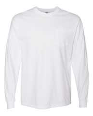 Garment-Dyed Heavyweight Long Sleeve Pocket T-Shirt