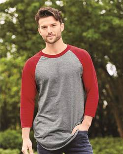 Augusta Sportswear Three-Quarter Raglan Sleeve Baseball Jersey 4420A Augusta Sportswear Three-Quarter Raglan Sleeve Baseball Jersey 4420A