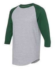 Three-Quarter Raglan Sleeve Baseball Jersey