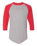 Athletic Heather/ Red