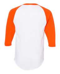 Three-Quarter Raglan Sleeve Baseball Jersey