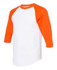 Three-Quarter Raglan Sleeve Baseball Jersey