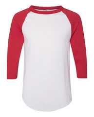 Three-Quarter Raglan Sleeve Baseball Jersey