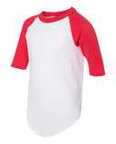 Youth Three-Quarter Sleeve Baseball Jersey