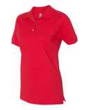 Women's 100% Ring-Spun Cotton Piqué Polo