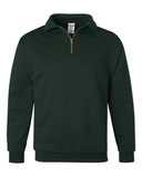 Super Sweats NuBlend® Quarter-Zip Cadet Collar Sweatshirt