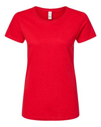 M&O Women's Gold Soft Touch T-Shirt 4810M