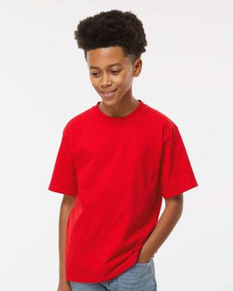 M&O Youth Gold Soft Touch T-Shirt 4850M