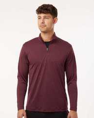 AllPro Men's Pro-Lock Performance Mélange Quarter-Zip Pullover - 4HM700